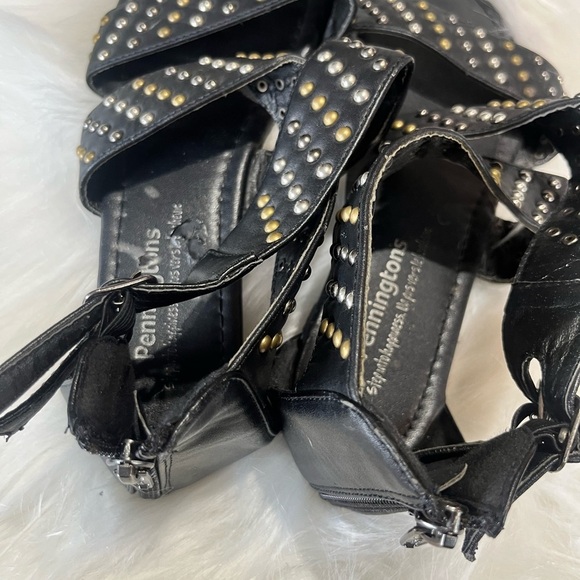 🖤 Penningtons Studded Gladiator Sandals - Size 8 🖤 - Picture 5 of 5